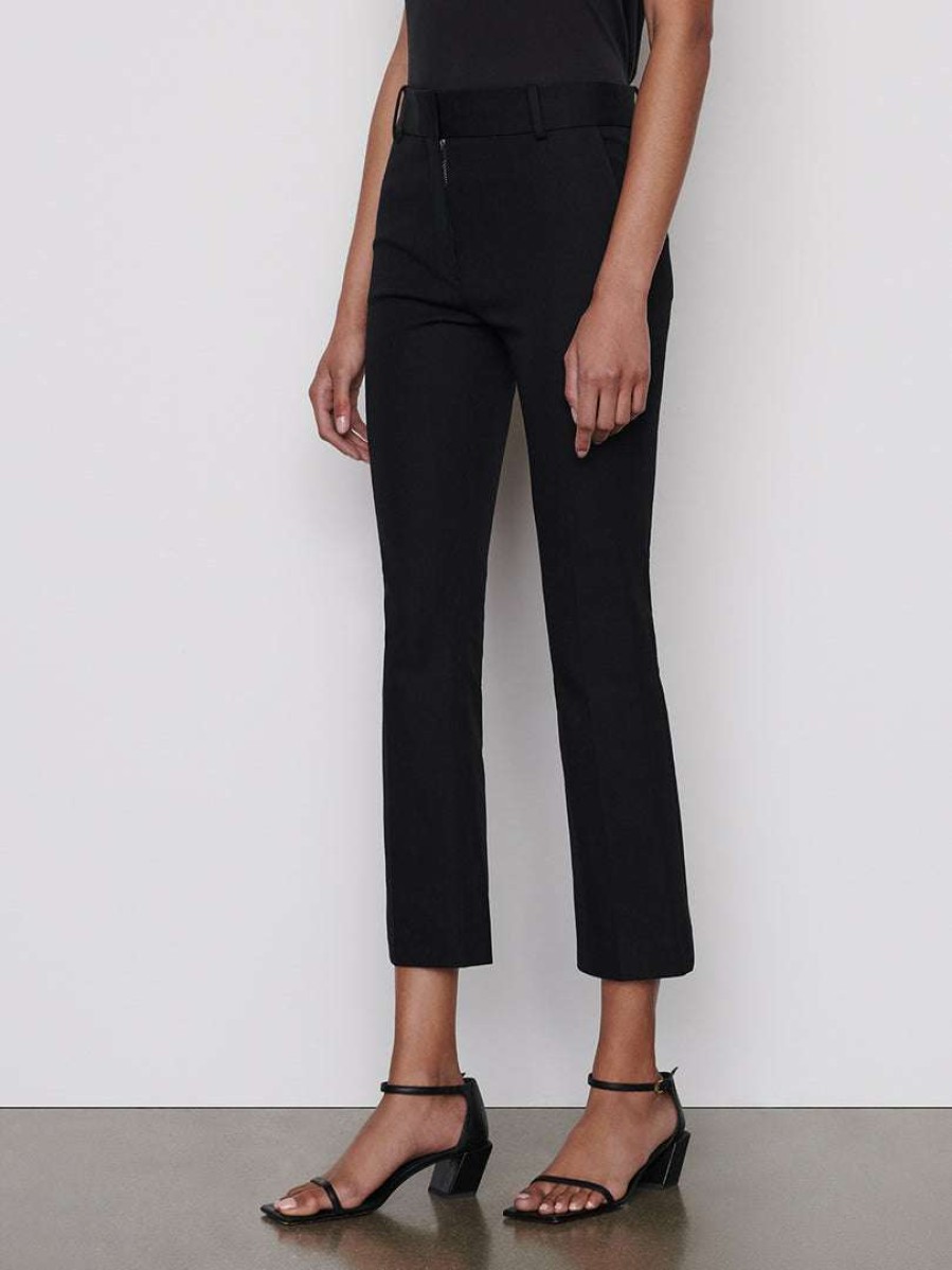 Women * | Flash Sale Frame-Denim Women Le Crop Mini Boot Trouser — Noir