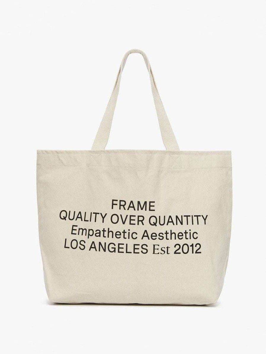 Men * | Brand New Frame-Denim Frame Statement Tote — Natural