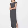 Women * | Best Pirce Frame-Denim Le Muscle Maxi Dress — Charcoal Heather