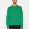 Men * | Best Sale Frame-Denim Men The Cashmere Crewneck Sweater — Dress Green