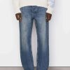 Men * | Discount Frame-Denim Wide Leg Denim Pant — Blue Vintage