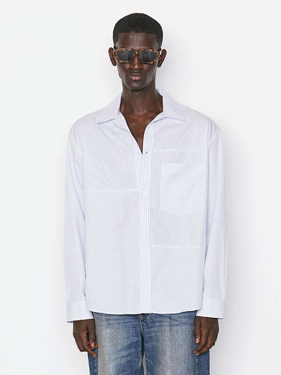 Men * | Top 10 Frame-Denim Summer Ed Shirt — Men Stripe Mix