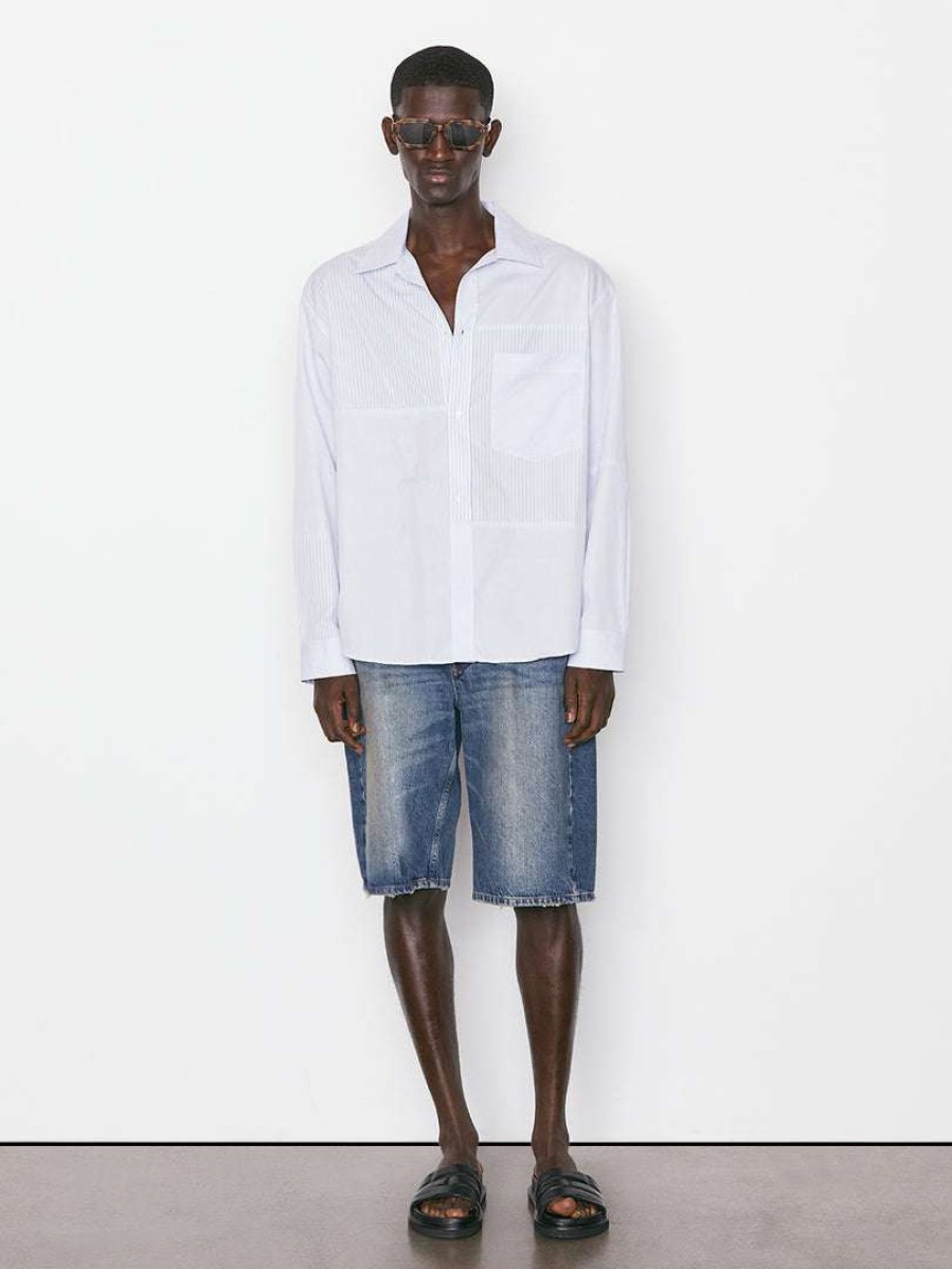 Men * | Top 10 Frame-Denim Summer Ed Shirt — Men Stripe Mix