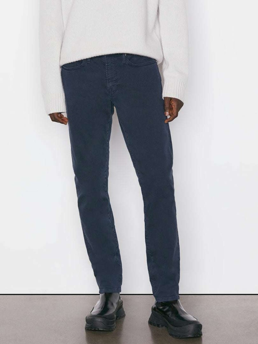 Men * | Cheap Frame-Denim L'Homme Slim Stretch Twill — Garage Navy