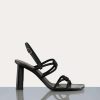 Women * | Promo Frame-Denim Women Le Hendrix Sandal — Noir