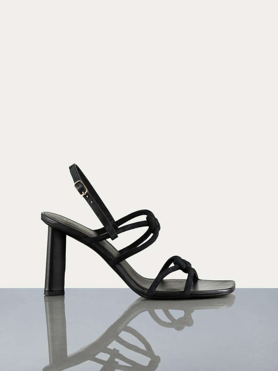 Women * | Promo Frame-Denim Women Le Hendrix Sandal — Noir