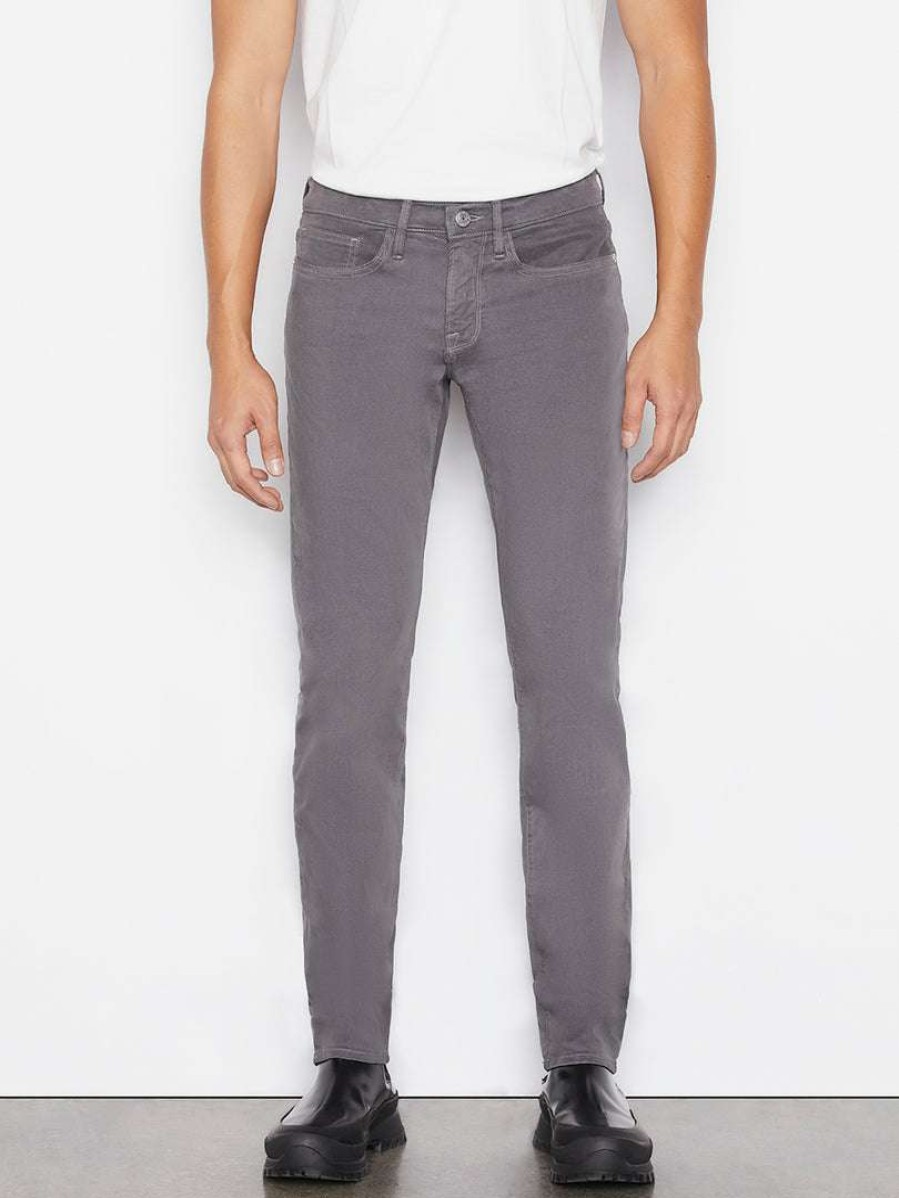 Men * | Top 10 Frame-Denim Men L'Homme Slim — Steel Gray