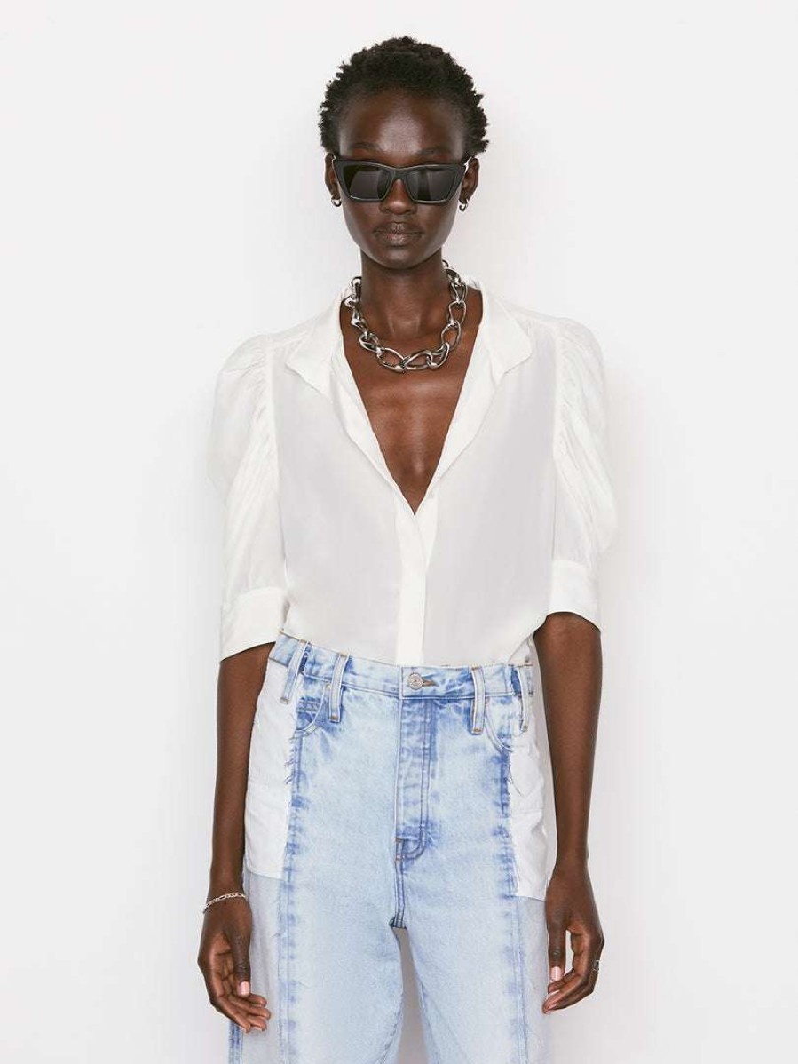 Women * | Deals Frame-Denim Gillian Top — Off White