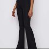 Women * | Budget Frame-Denim Le High Flare Trouser — Noir