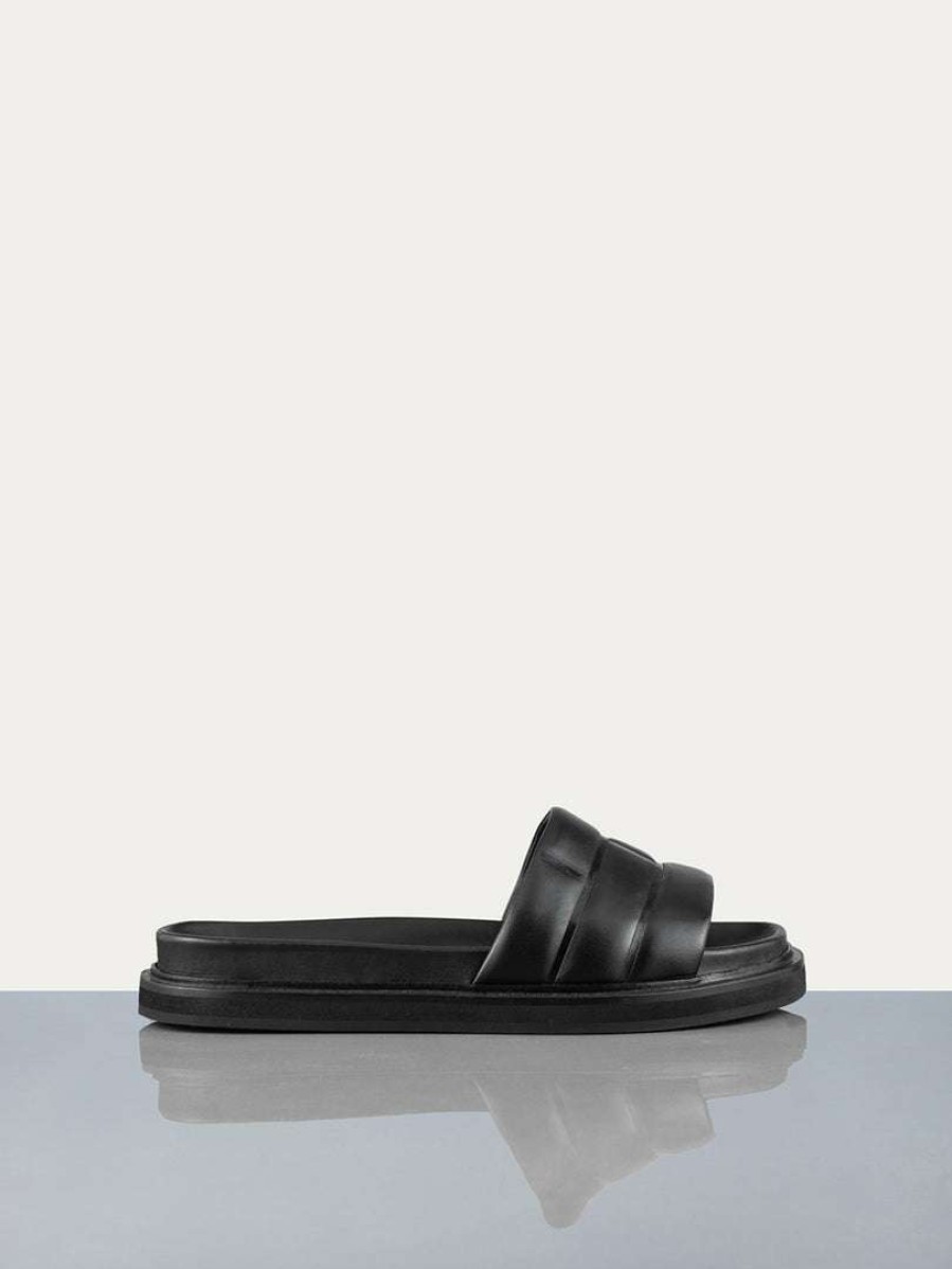 Men * | Cheap Frame-Denim Men'S Sandal — Noir