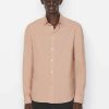 Men * | New Frame-Denim Classic Poplin Shirt — Men Powder Brick