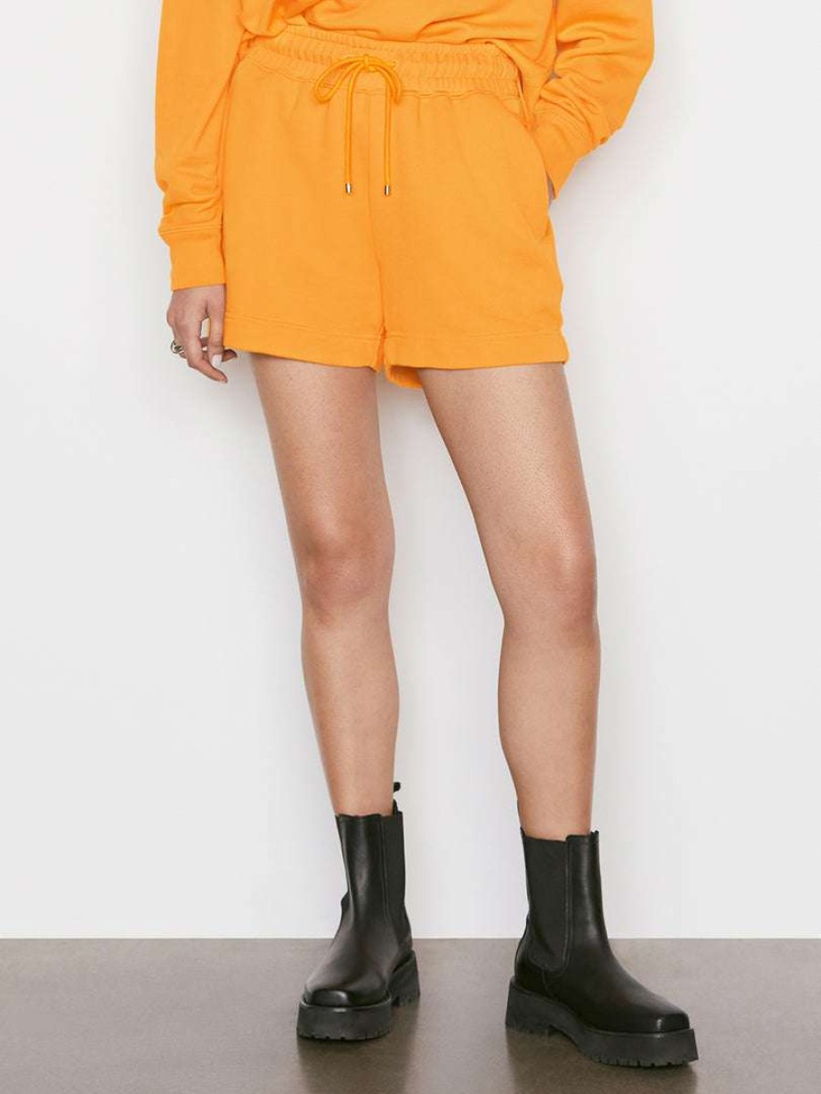 Women * | Coupon Frame-Denim Drawstring Lounge Short — Women Kumquat