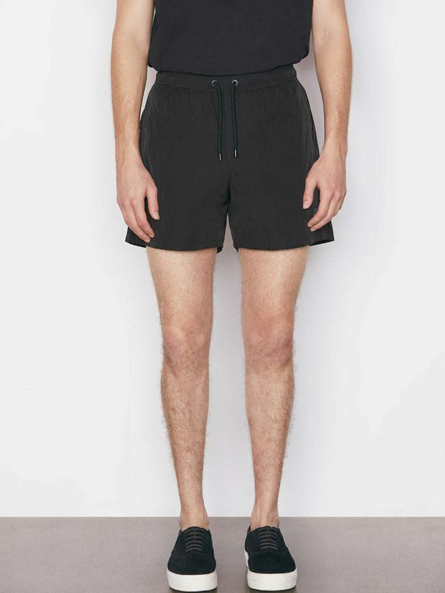 Men * | New Frame-Denim Nylon Active Short — Noir