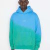 Men * | Best Sale Frame-Denim Frame Tiedye Hoodie Sweatshirt — Le Blue / Pop Green