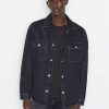 Men * | Best Reviews Of Frame-Denim Denim Shirt Jacket — Washed Noir Shred