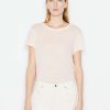 Women * | Best Pirce Frame-Denim Clothing Easy True Tee — Nude Pink