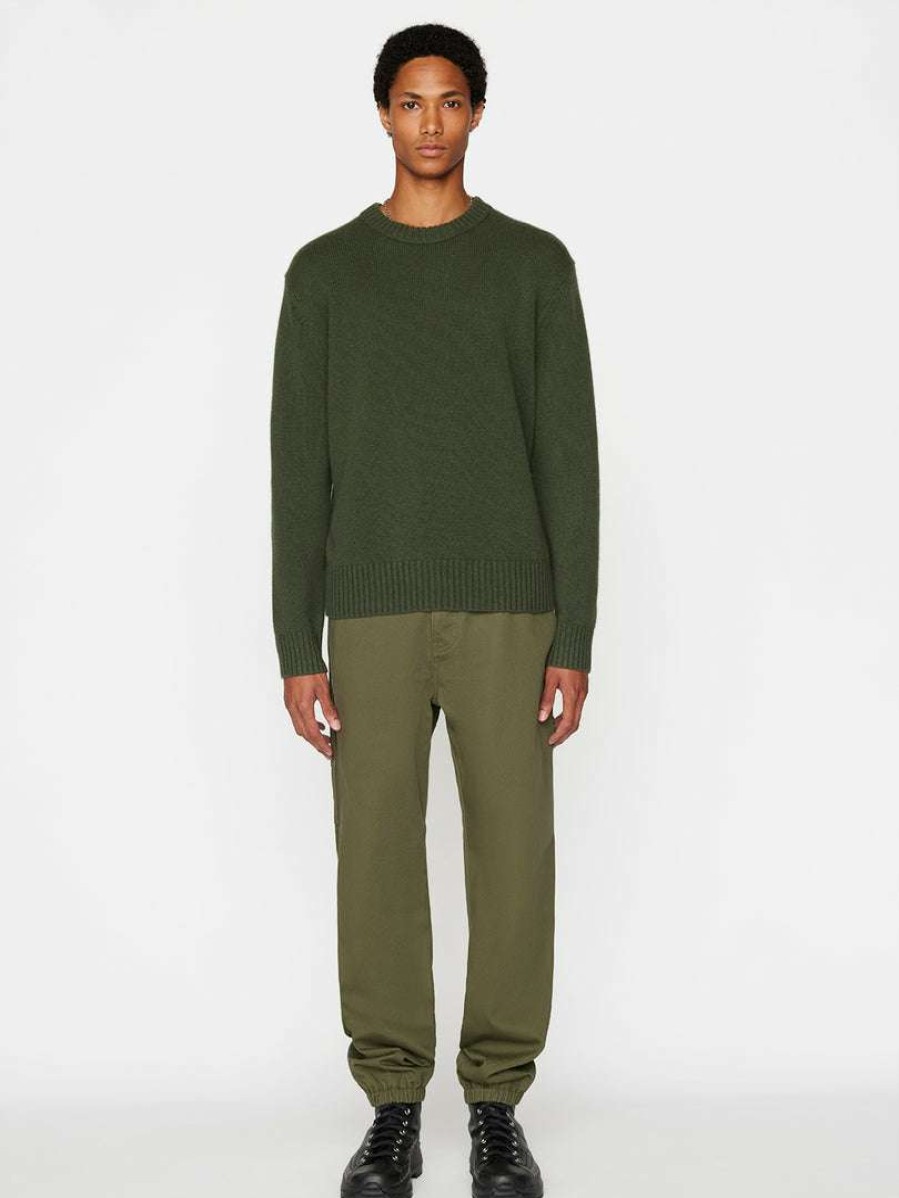 Men * | New Frame-Denim Active Denim Jogger — Military Green