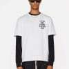 Men * | Discount Frame-Denim Frame Graphic Tee — Men Blanc