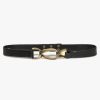 Women * | Deals Frame-Denim Triple Twist Waist Belt — Noir