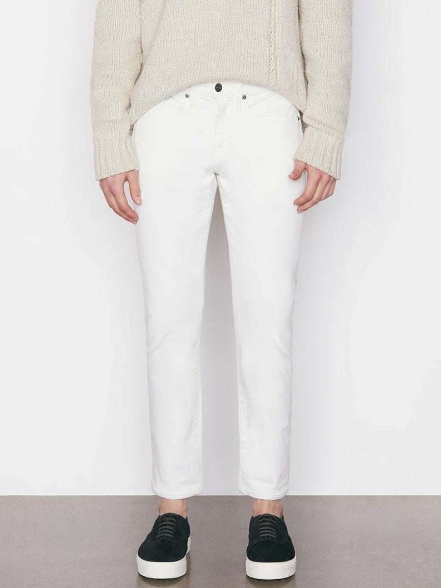 Men * | Coupon Frame-Denim Men L'Homme Slim Crop — Blanc