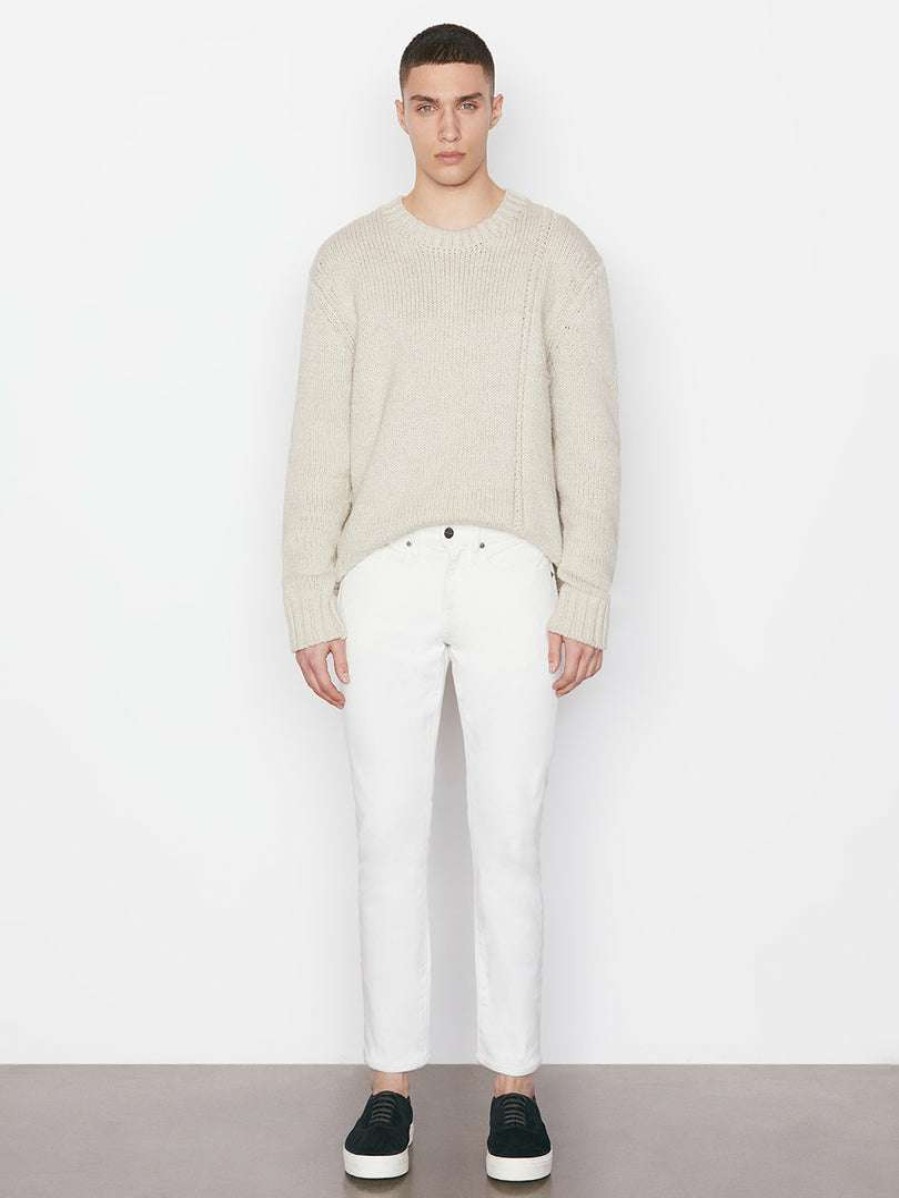 Men * | Coupon Frame-Denim Men L'Homme Slim Crop — Blanc