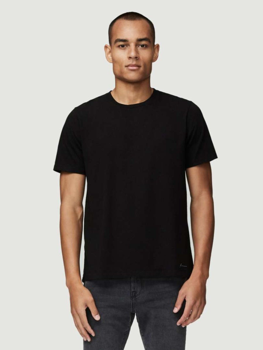 Men * | Flash Sale Frame-Denim Men Perfect Tee — Noir