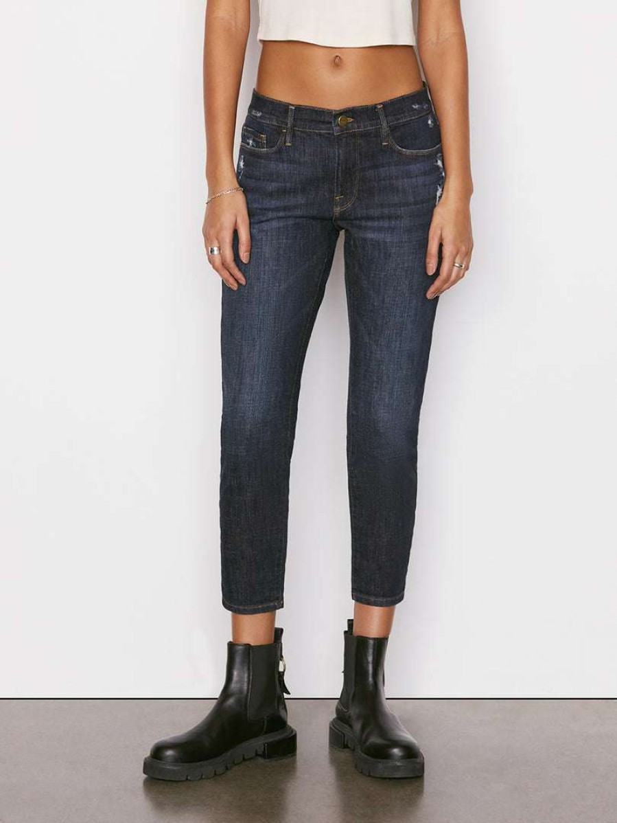 Women * | Buy Frame-Denim Le Garcon Crop — Covant