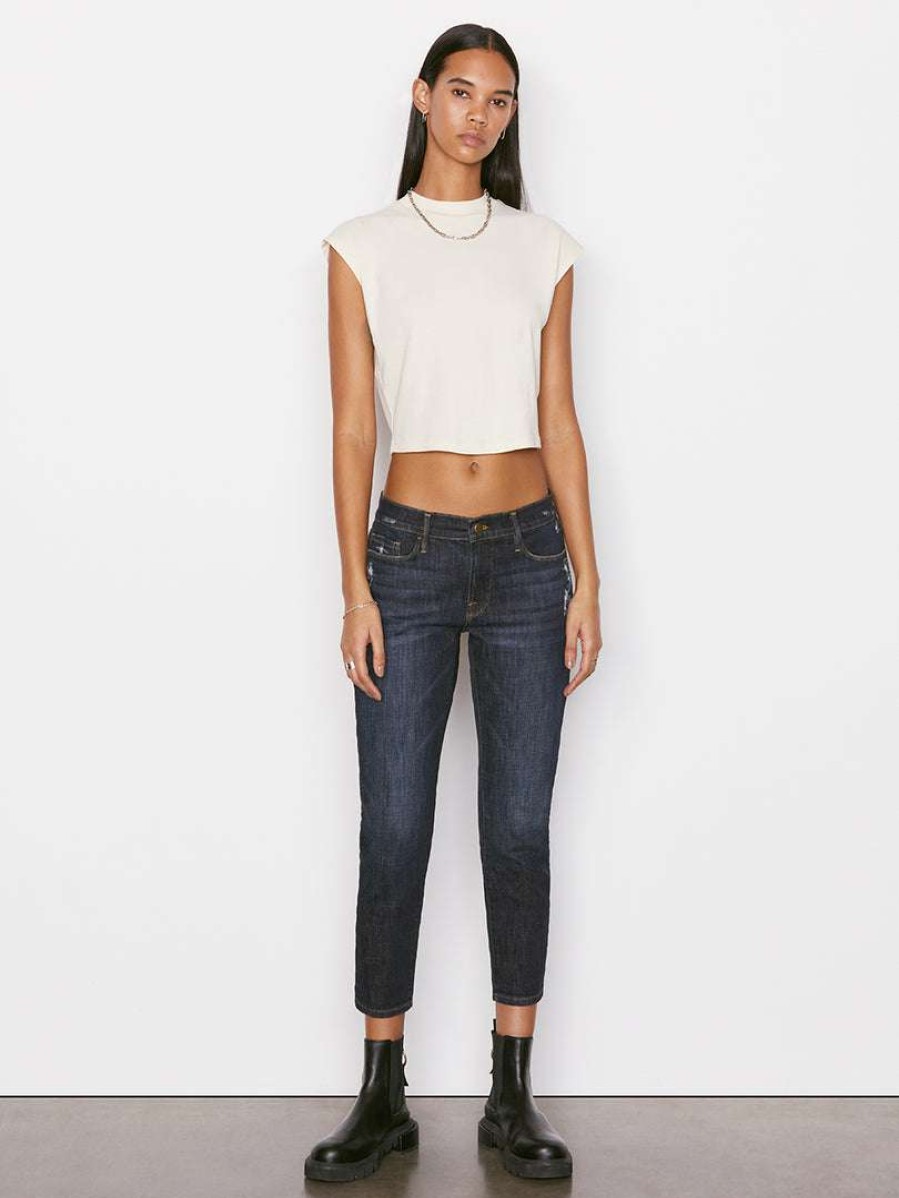 Women * | Buy Frame-Denim Le Garcon Crop — Covant