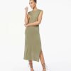 Women * | New Frame-Denim Women Le Muscle Maxi Dress — Military