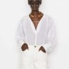 Women * | Coupon Frame-Denim Kaftan Popover — Women Blanc