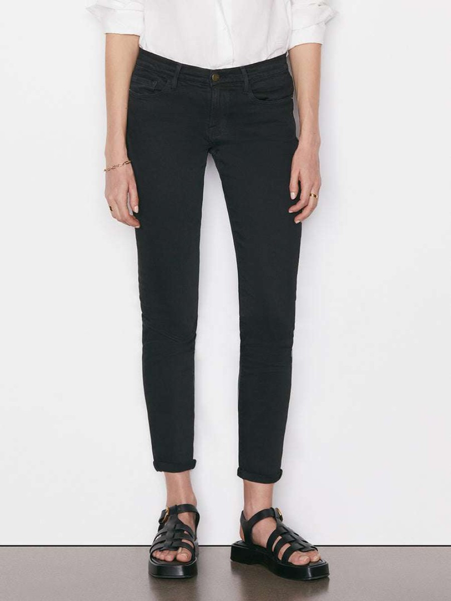 Women * | Cheap Frame-Denim Women Le Garcon — Noir