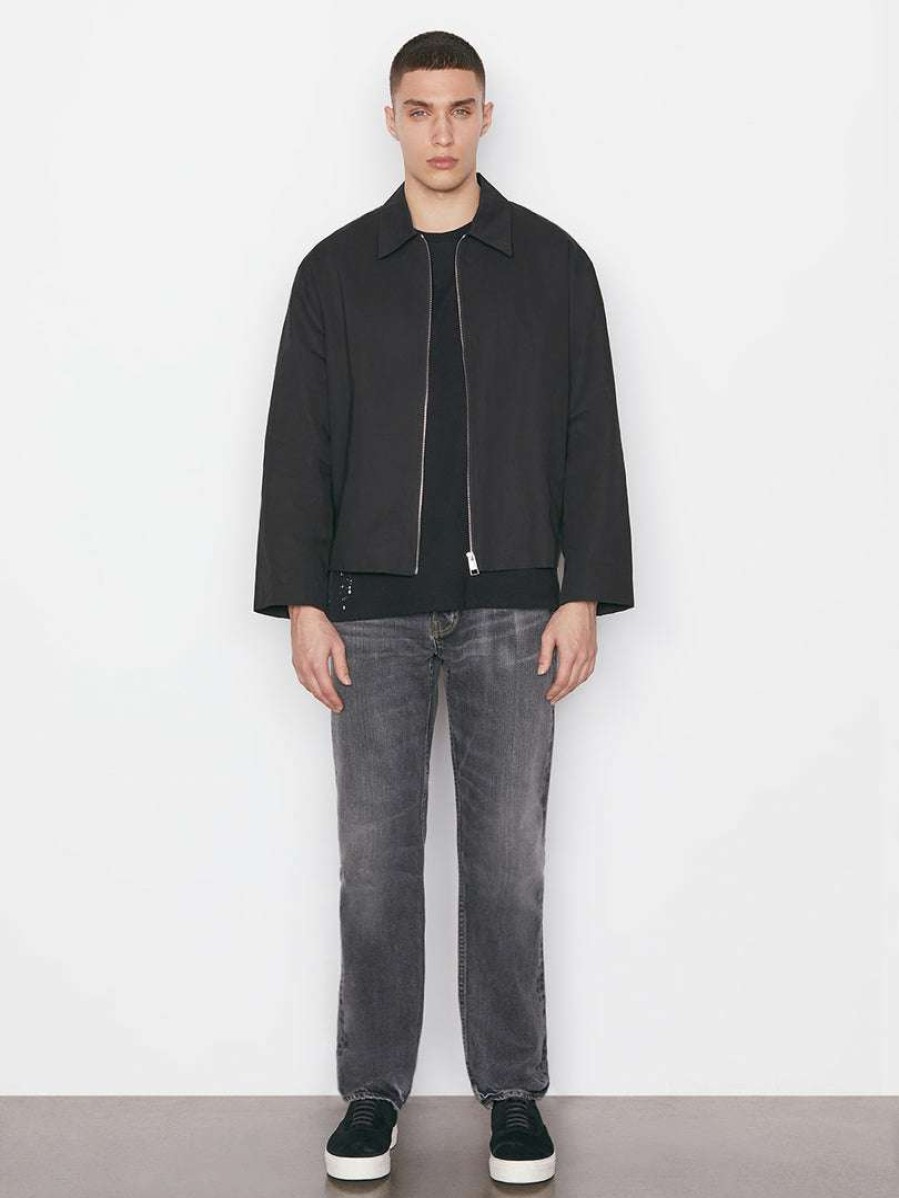 Men * | Hot Sale Frame-Denim The Straight Jean — Men Black Sand