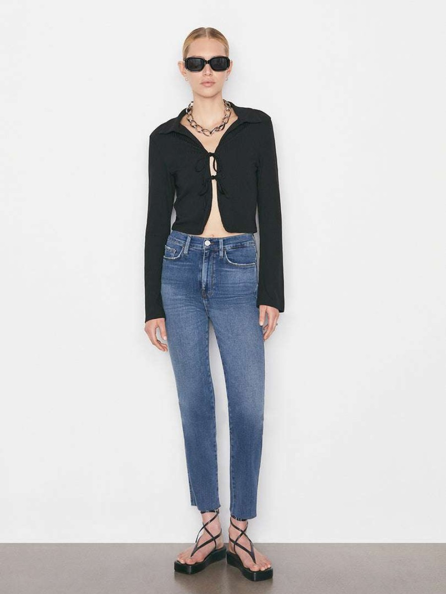 Women * | Wholesale Frame-Denim Le Sylvie Crop — Women Crosslane