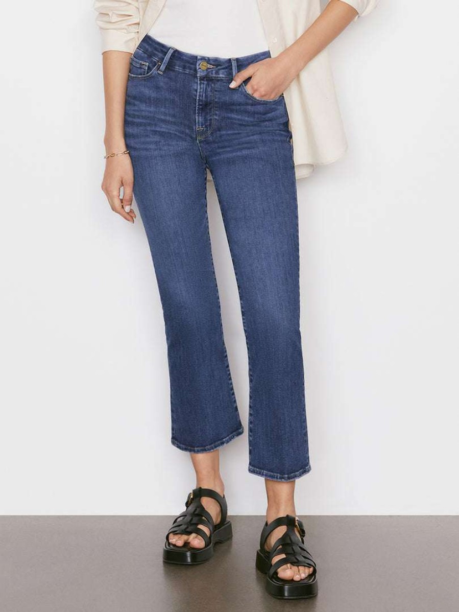 Women * | Buy Frame-Denim Le Crop Mini Boot — Women Somerset