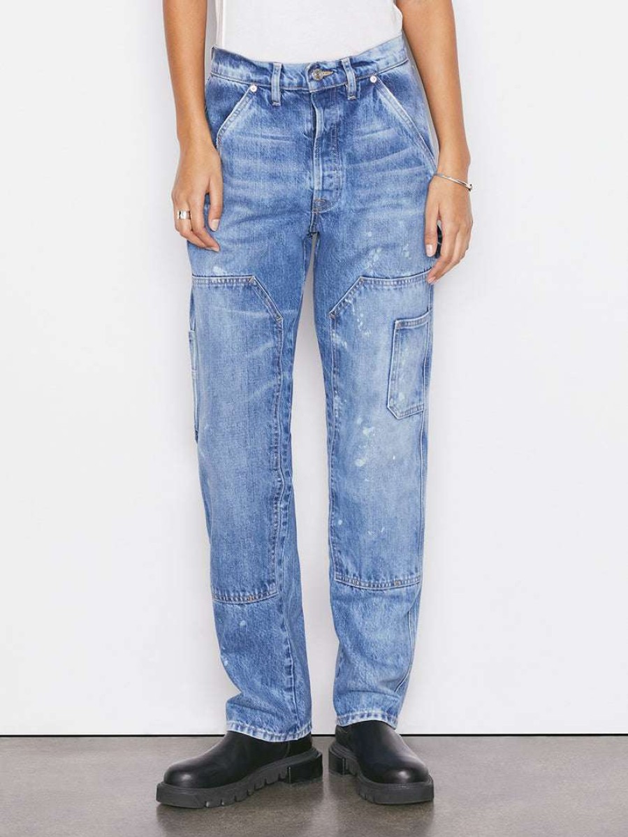 Women * | Cheap Frame-Denim Le Slouch Utility — Women Waterfalls