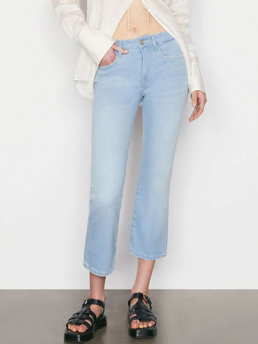 Women * | Brand New Frame-Denim Women Le Crop Mini Boot — Davenport