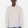 Men * | Cheap Frame-Denim Classic Poplin Shirt — Men Grey Green