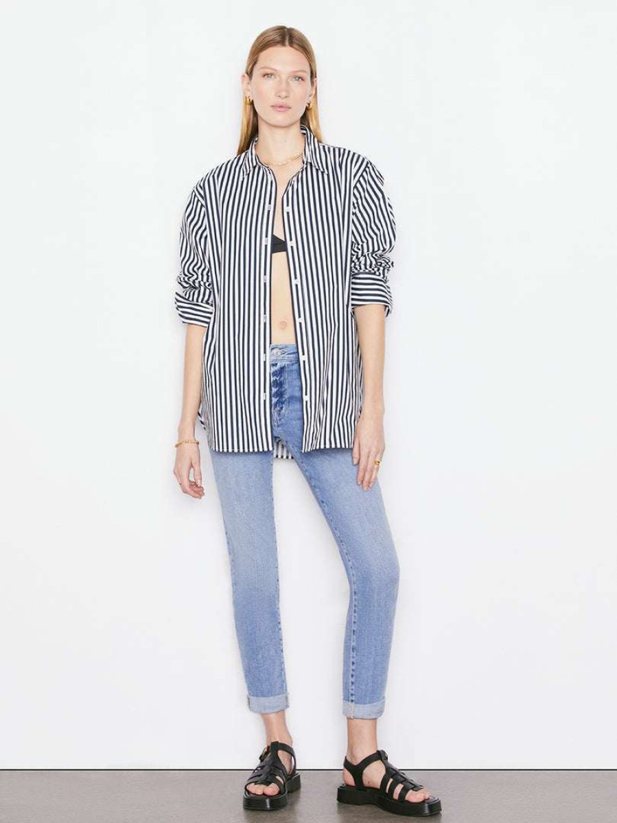 Women * | Outlet Frame-Denim Women Le Garcon — Jadite